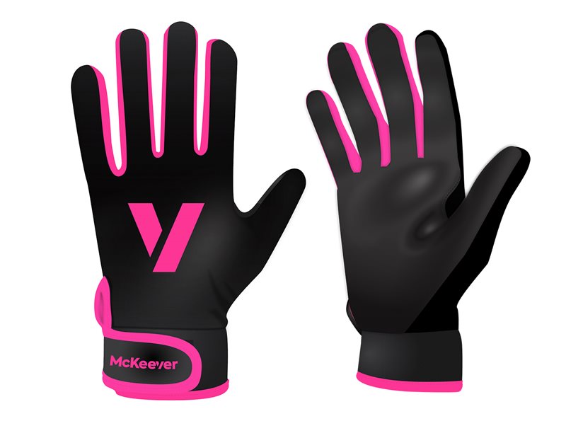 Mc Keever Gaelic Gloves - Youth - Black/Pink