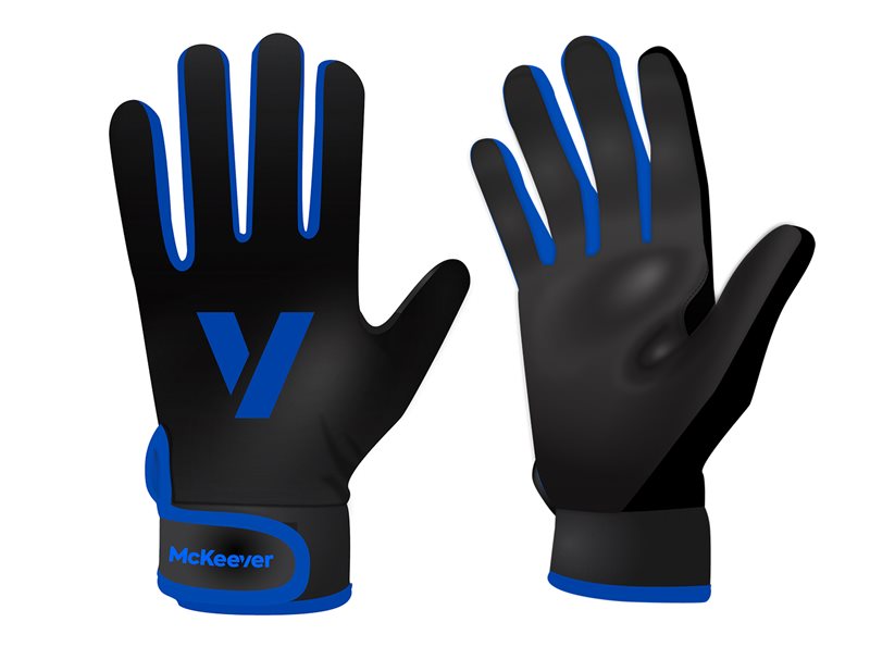 Mc Keever Gaelic Gloves - Youth - Black/Royal