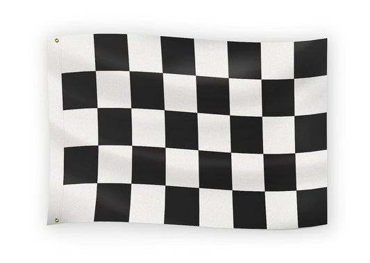 The GAA Store Black/White 5' x 3' Chequered Flag