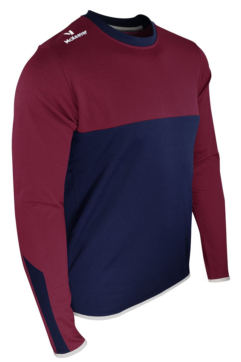 Mc Keever League 20 Sweat Top - Youth - Navy/Maroon/Silver/Melange