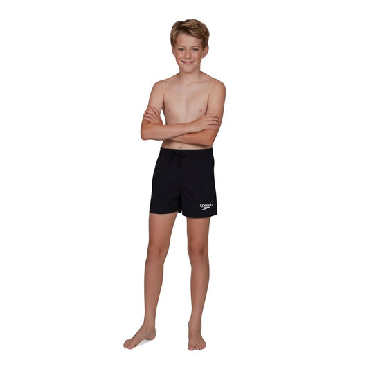 Speedo Essential 13 inch Leisure Watershort Swim Shorts - Boys - Black