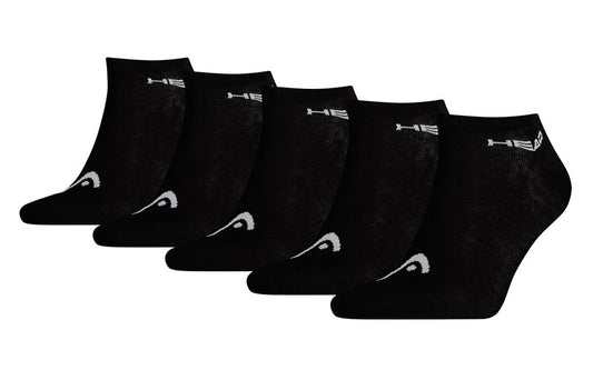 Head 5 Pack Unisex Trainer Socks - Adult - Black