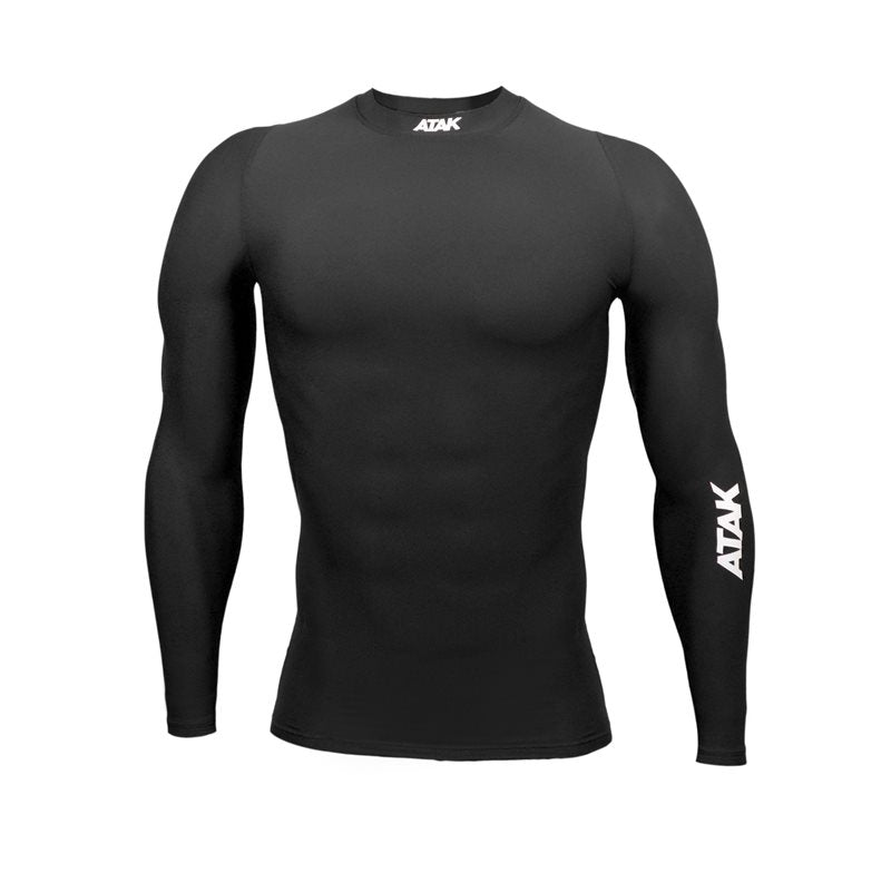 Atak Compression Recovery Long Sleeve Top - Adult - Black
