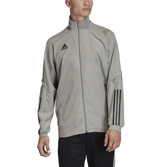 adidas Condivo 20 Presentation Jacket - Adult - Mid Grey/Black
