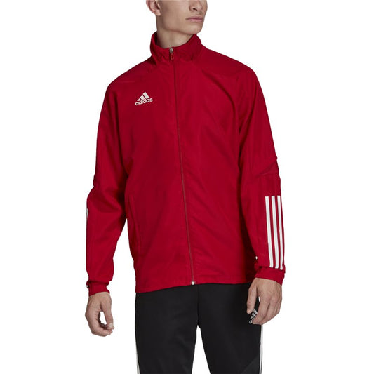 adidas Condivo 20 Presentation Jacket - Adult - Power Red/White