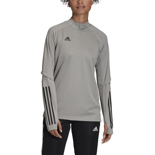 adidas Condivo 20 Training 1/4 Zip Top - Womens - Team Mid Grey