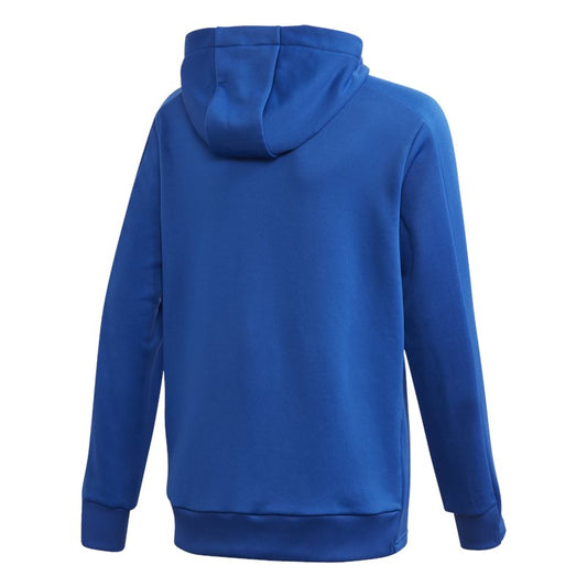 adidas Condivo 20 Track Hooded 1/4 Zip Top  - Youth - Royal Blue/White