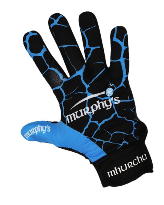 Murphy's Gaelic Gloves - Adult - Black/Blue Lightning