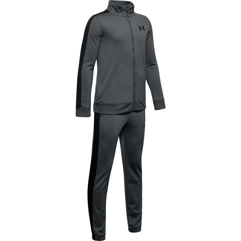 Under Armour Knit Track Suit - Boys - Pitch Grey/Black