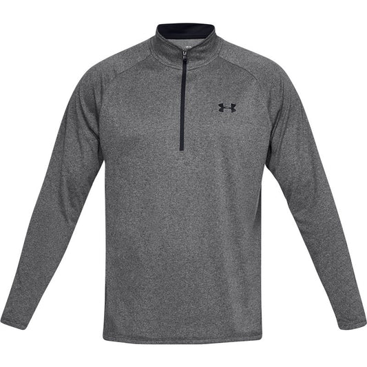 Under Armour Tech 2.0 1/2 Zip Training Top - Mens - Carbon Heather/Black