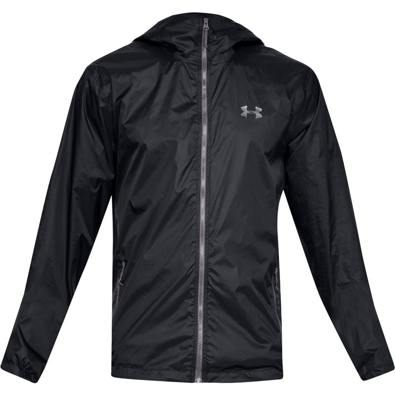 Under Armour Forefront Rain Jacket - Mens - Black/Steel