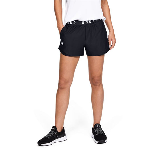 Under Armour Play Up 3.0 Training Shorts - Womens - Black/Black/White