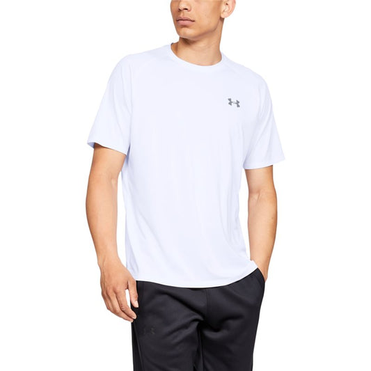 Under Armour Tech 20 Short Sleeve Training Tee - Mens - White/Overcast Grey