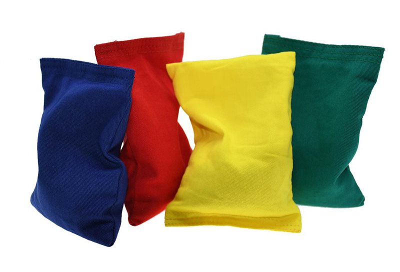 Active Play Essential Cotton Bean Bags - Pack of 6