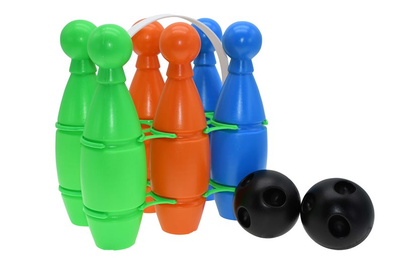 Active Play Multi-Colour Plastic Bowling Set