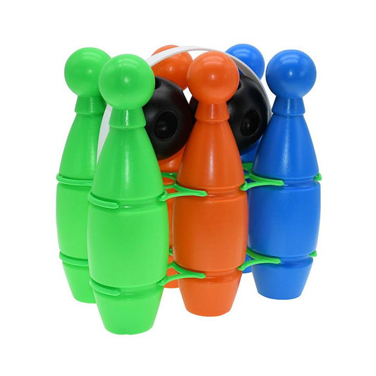 Active Play Multi-Colour Plastic Bowling Set