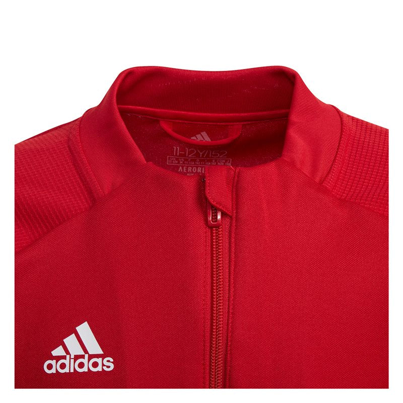 adidas Condivo 20 Training Full Zip Jacket - Youth - Team Power Red