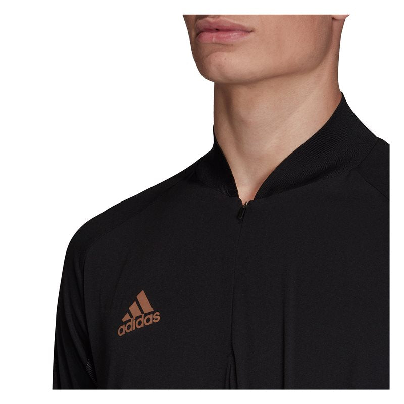 adidas Condivo 20 ULT 1/4 Zip Top - Adult - Black/Nude Pearl Essence