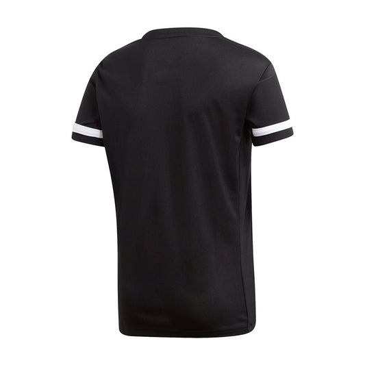 adidas Team 19 Short Sleeve Jersey - Girls - Black/White