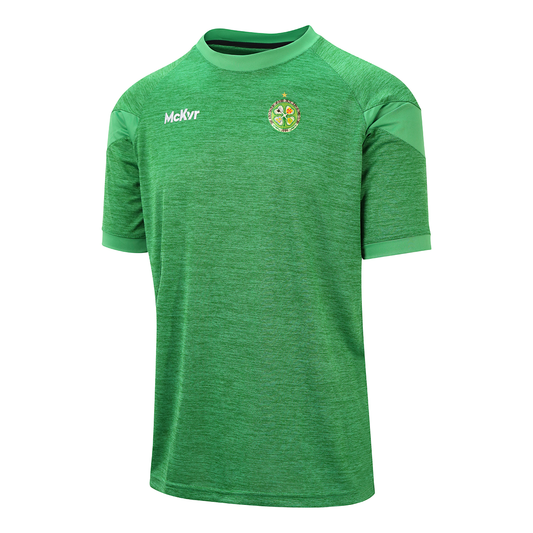 Mc Keever The Association of Irish Celtic Supporters Clubs Core 22 T-Shirt - Adult - Green