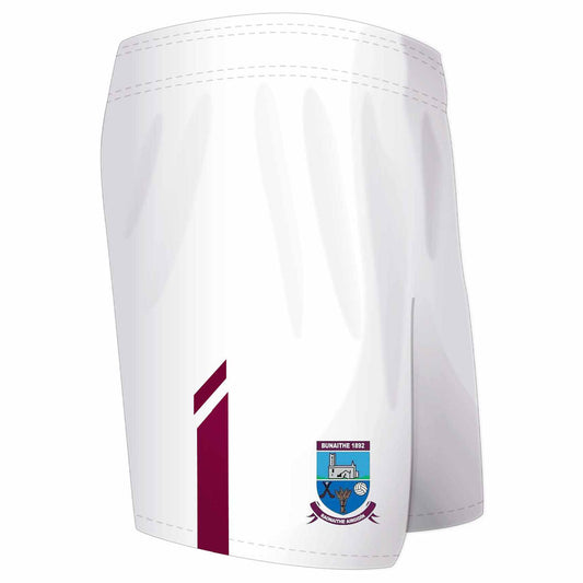 Mc Keever Argideen Rangers GAA Playing Short - Youth - White/Maroon