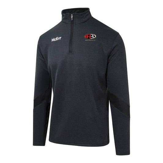 Mc Keever Arklow RFC Core 22 1/4 Zip Top - Adult - Black
