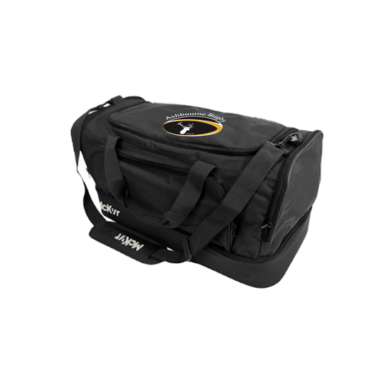 Mc Keever Ashbourne Rugby Core 22 Medium Kitbag with Compartment - Black