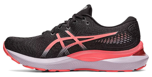 Asics Gel Cumulus 24 Running Shoes - Womens - Black/Papaya
