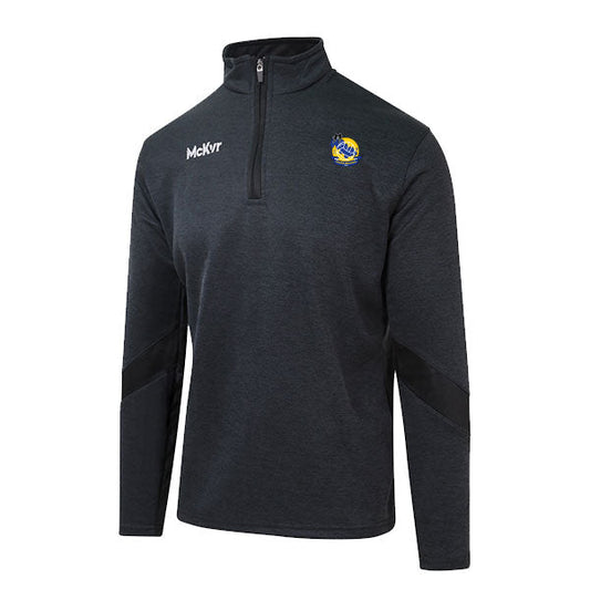 Mc Keever Aughawillan GAA, Leitrim Core 22 1/4 Zip Top - Adult - Black