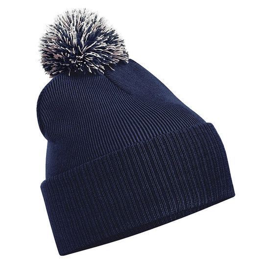 Mc Keever Snowstar Beanie - Adult - French Navy/Light Grey