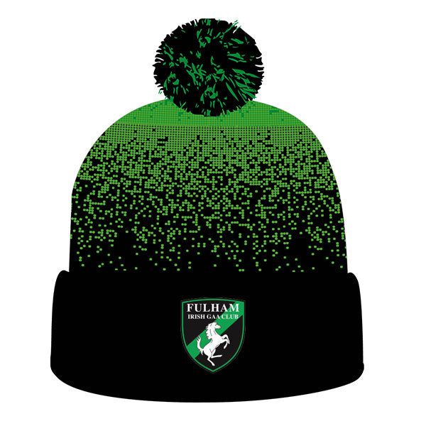 Mc Keever Fulham Irish GAA Core 22 Bobble Hat - Adult - Black/Green