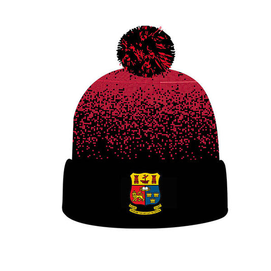 Mc Keever University College Cork Core 22 Bobble Hat - Adult - Black/Red