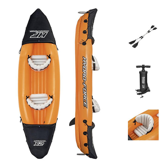 Hydro-Force Lite Rapid 10ft 6' 2 Person Kayak Set (10'6 inch x 35 inch)