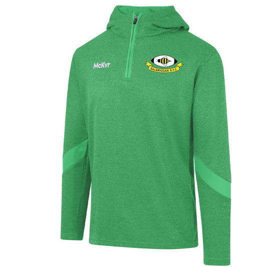 Mc Keever Balbriggan RFC Core 22 1/4 Zip Hoodie - Youth - Green