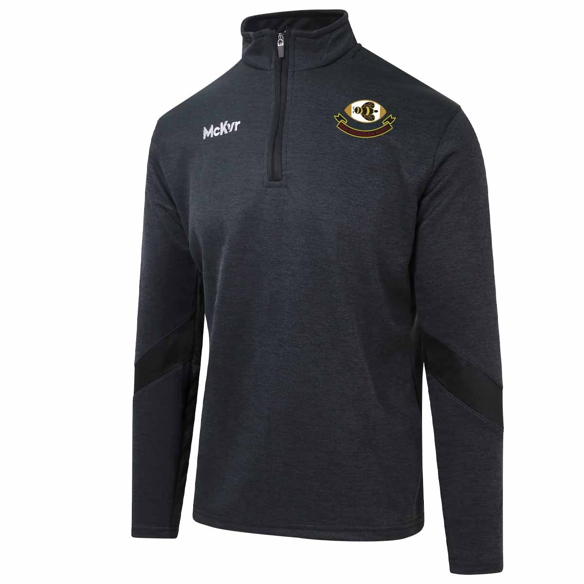 Mc Keever Balbriggan RFC Core 22 1/4 Zip Top - Youth - Black