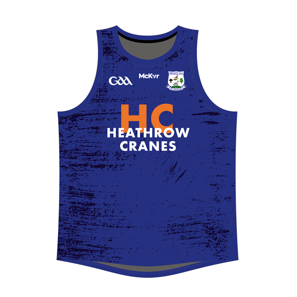 Mc Keever Breaffy GAA Official Training Vest - Youth - Royal/White
