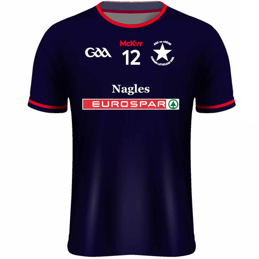 Mc Keever Bruff GAA, Limerick Numbered Playing Jersey - Adult - Navy