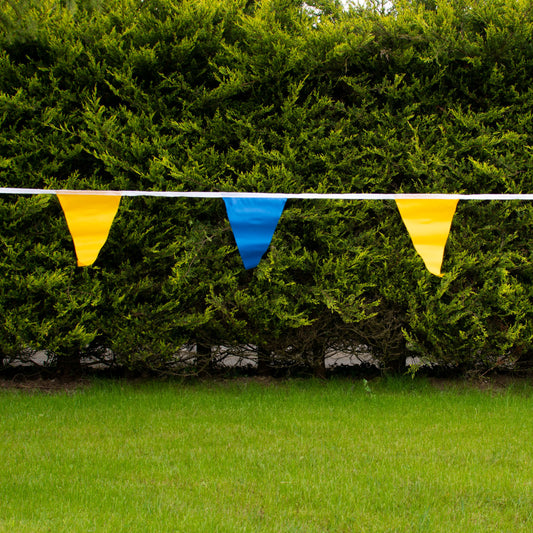The GAA Store Bunting - Royal & Yellow