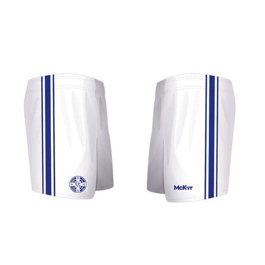 Mc Keever Clan Na Gael CLG Core 22 GAA Shorts - Adult - White/Royal