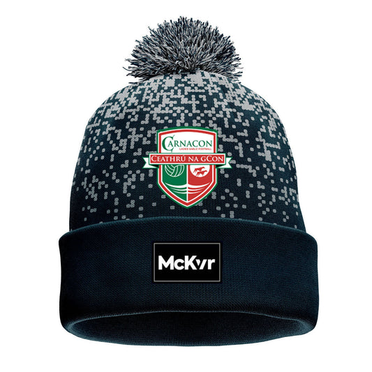 Mc Keever Carnacon Ladies GAA Core 22 Bobble Hat - Adult - Navy/Grey