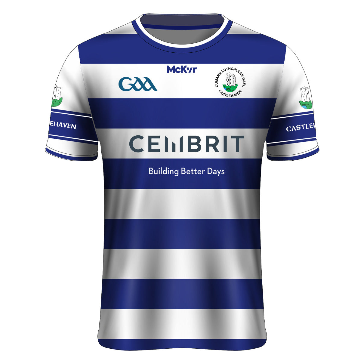 Mc Keever Castlehaven GAA Jersey - Youth - Blue/White