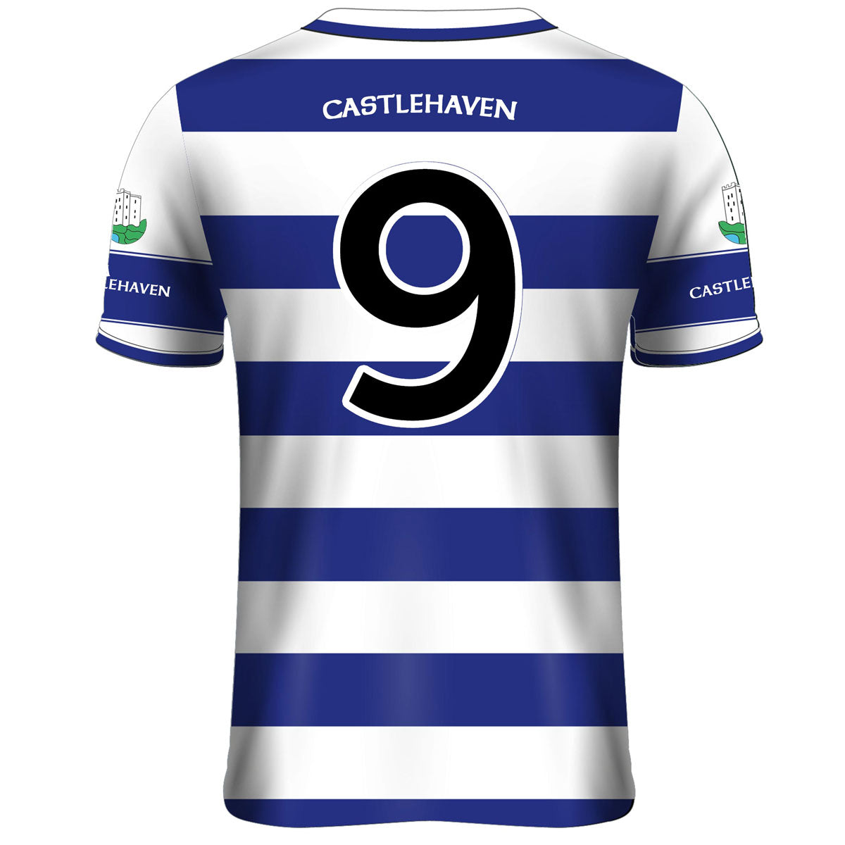 Mc Keever Castlehaven GAA Numbered Playing Jersey - Womens - Blue