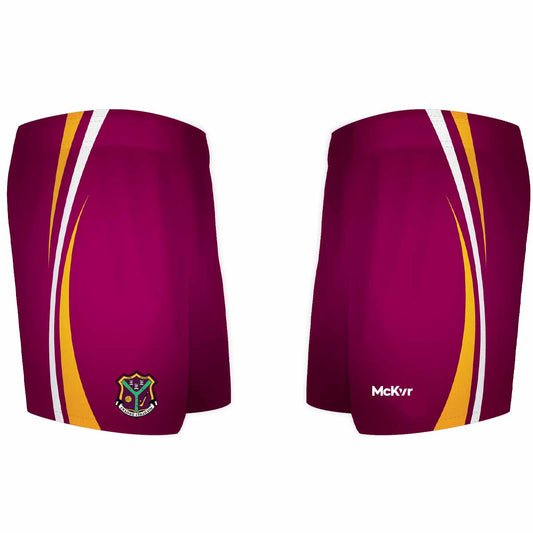 Mc Keever Craobh Chiarain GAA Short - Womens - Maroon/Gold
