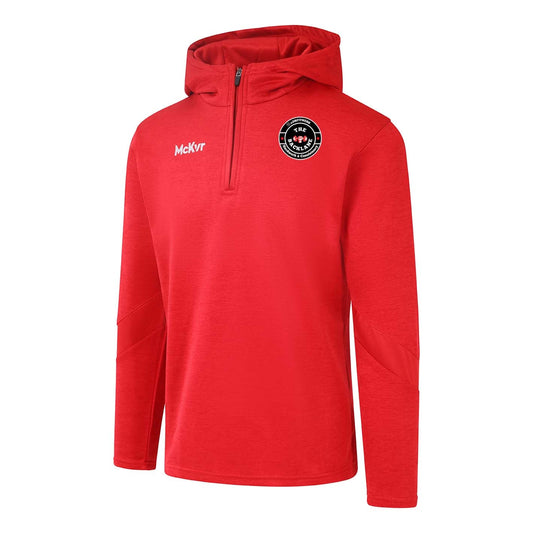 Mc Keever DB Fitness Core 22 1/4 Zip Hoodie - Youth - Red