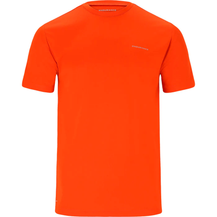 Endurance Vernon Short Sleeve Performance Tee - Mens - Pureed Pumpkin