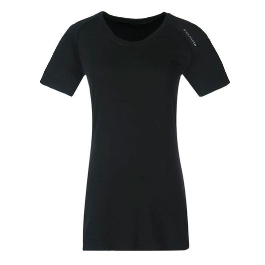 Endurance Halen Seamless Short Sleeve Tee - Womens - Dark Grey Melange