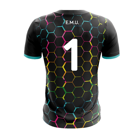 Mc Keever East Meath United FC Numbered Goalkeeper Jersey - Youth - Black/Multi