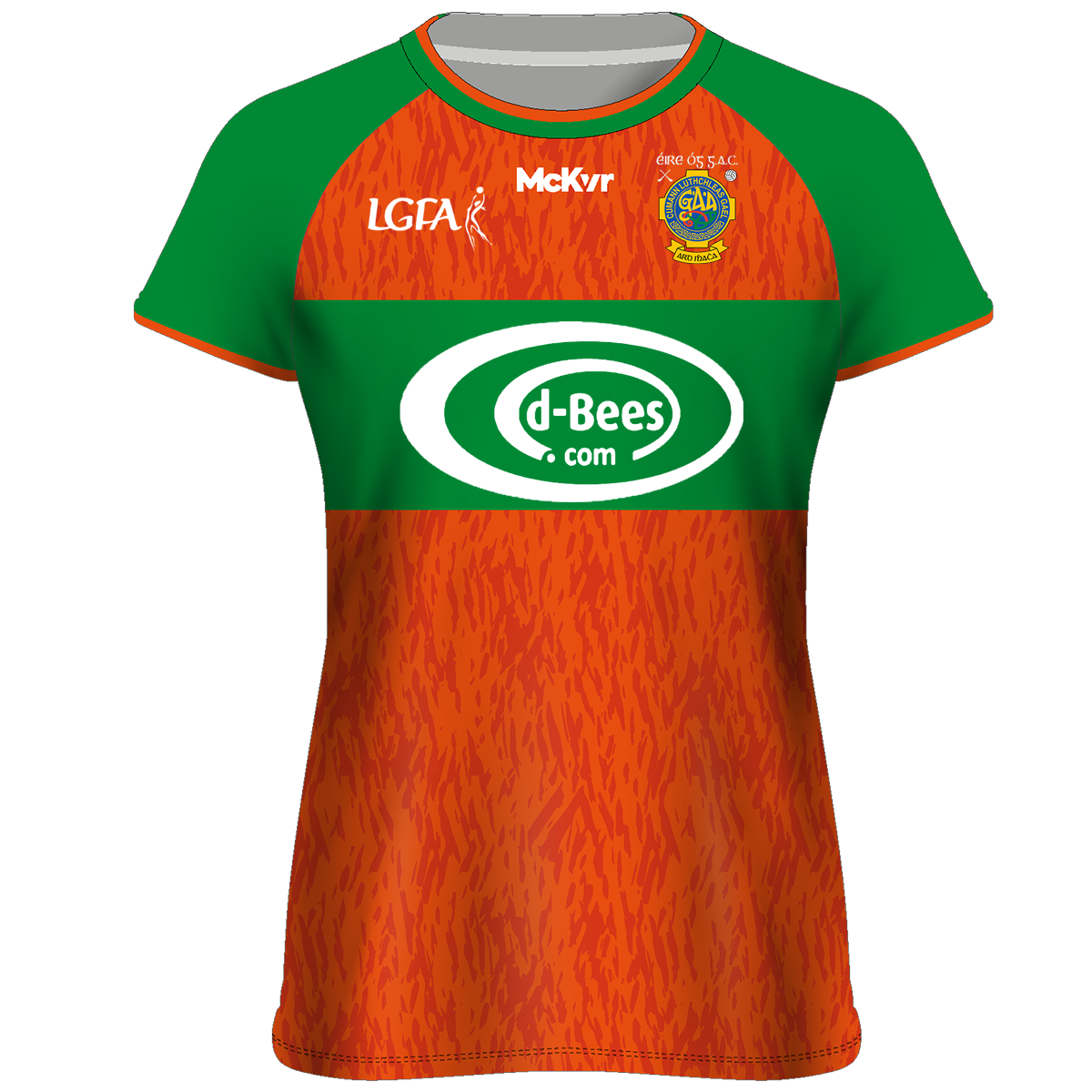 Mc Keever Eire Og GAC LGFA Playing Jersey - Womens - Orange