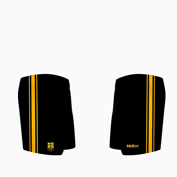 Mc Keever Loughmacrory St. Teresa's Core 22 GAA Shorts - Adult - Black/Amber
