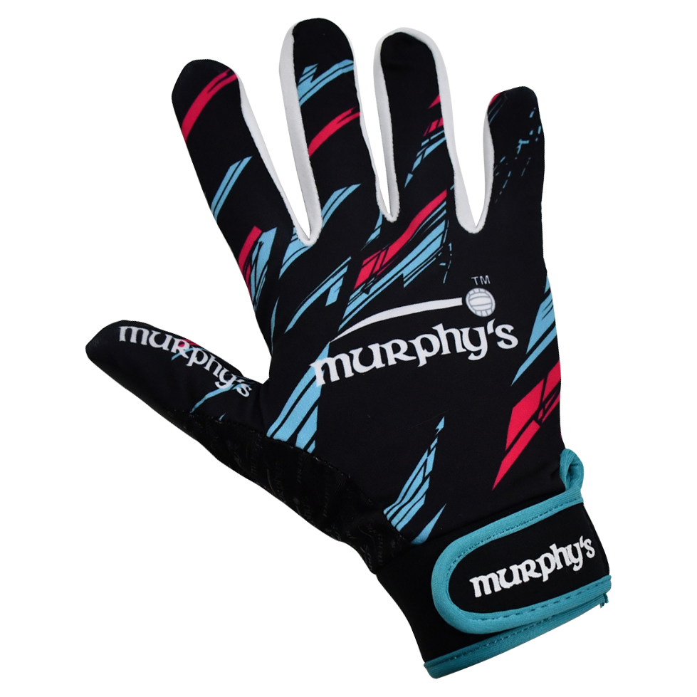 Murphy's Gaelic Gloves - Adult - Black/Blue/Pink